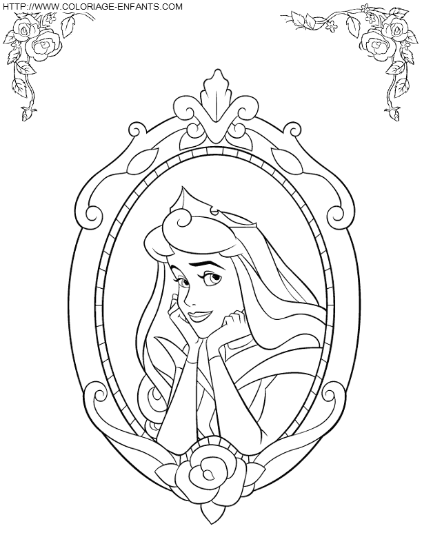 Sleeping Beauty coloring