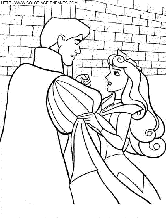 Sleeping Beauty coloring