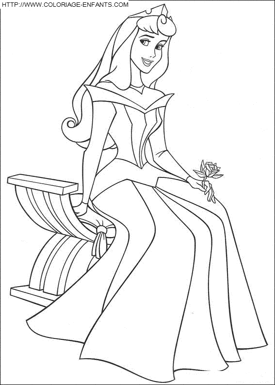 Sleeping Beauty coloring