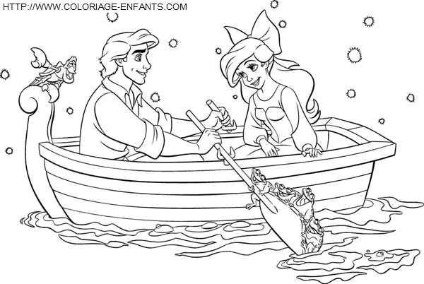 The Little Mermaid coloring