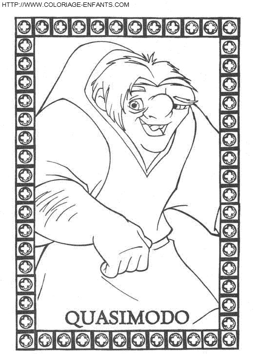 The Hunchback Of Notre Dame coloring