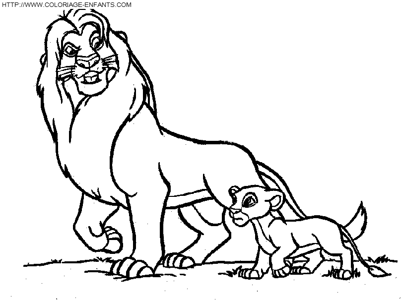 Lion King coloring