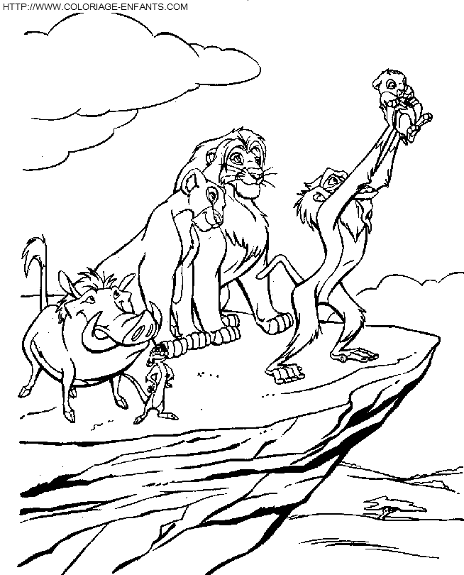 Lion King coloring