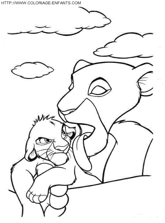 Lion King coloring