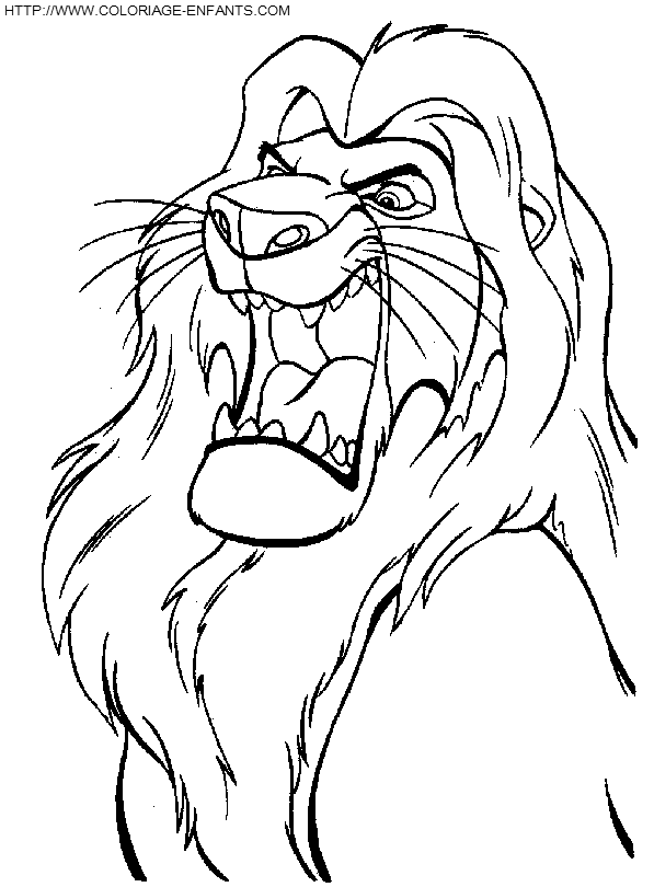 Lion King coloring