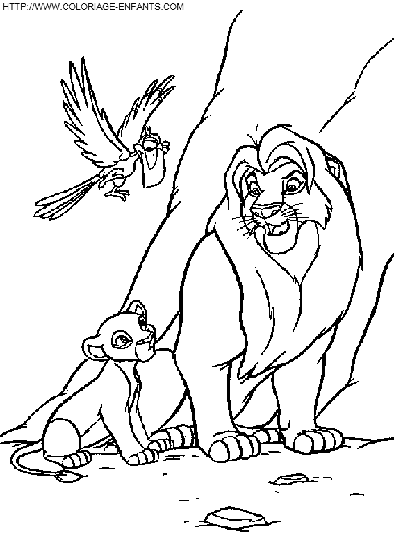 Lion King coloring