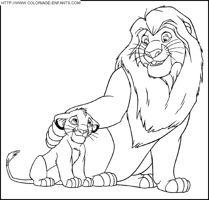 Lion King coloring