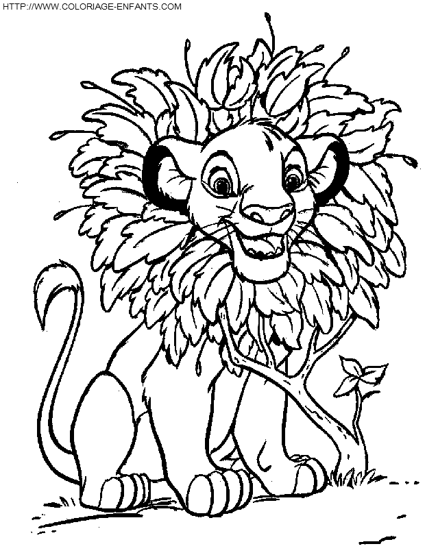 Lion King coloring