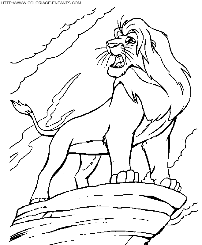 Lion King coloring