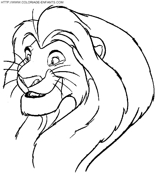 Lion King coloring