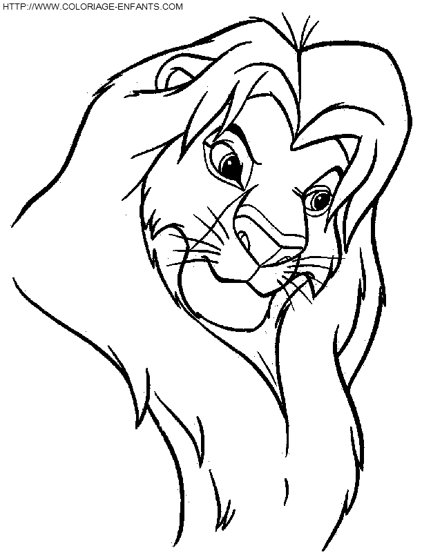 Lion King coloring