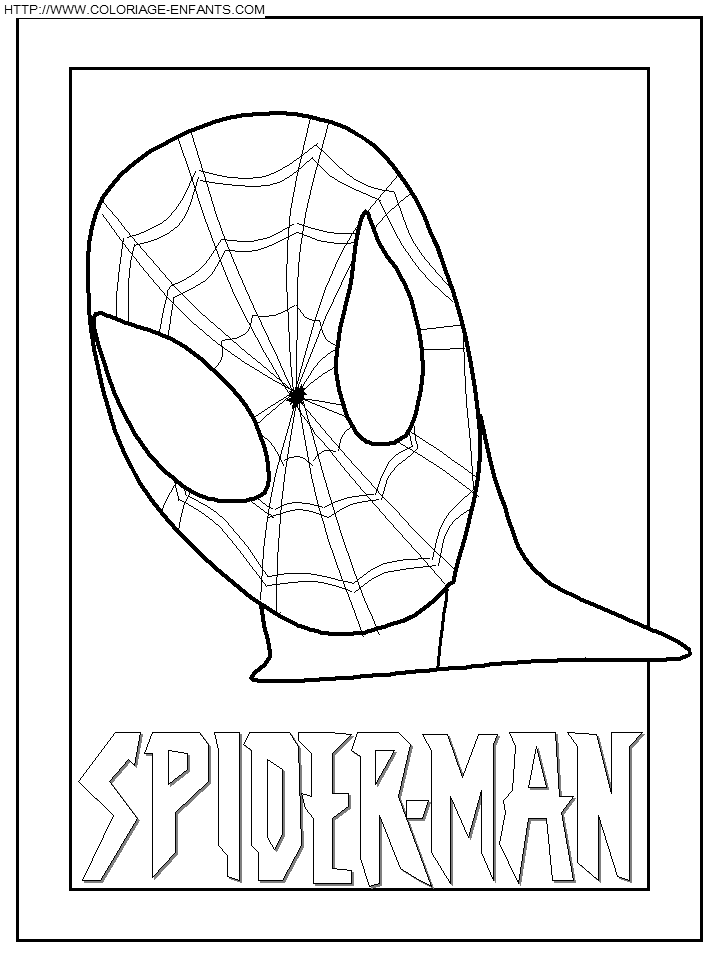 Spiderman coloring