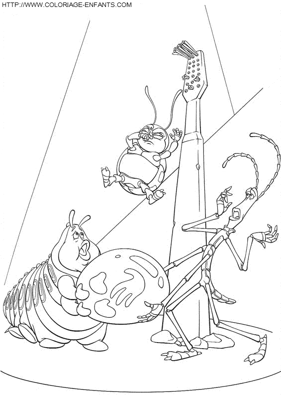 A Bugs Life coloring