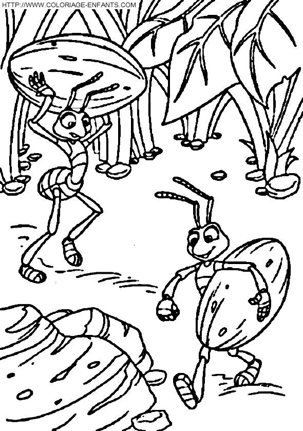 A Bugs Life coloring