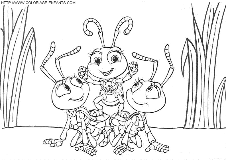 A Bugs Life coloring