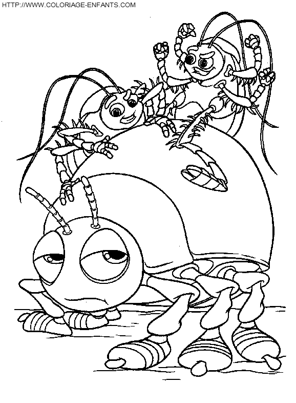 A Bugs Life coloring