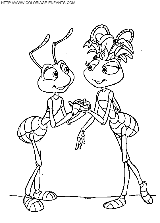 A Bugs Life coloring