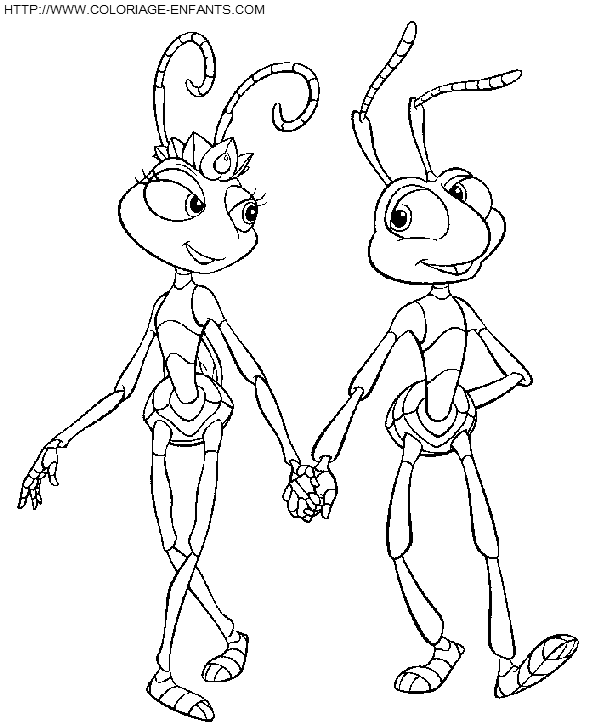 A Bugs Life coloring