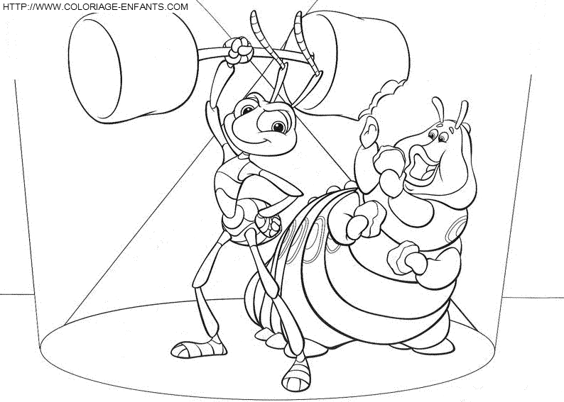 A Bugs Life coloring