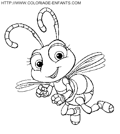 A Bugs Life coloring