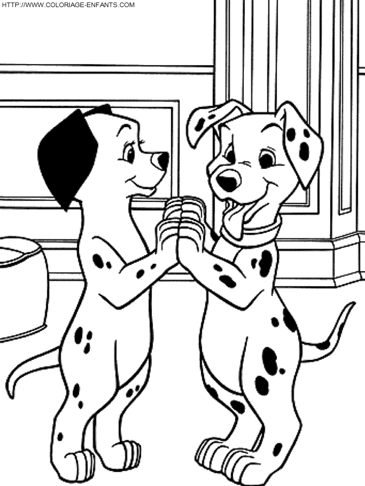 101 Dalmatians coloring