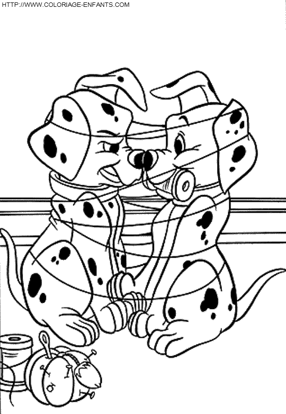 101 Dalmatians coloring