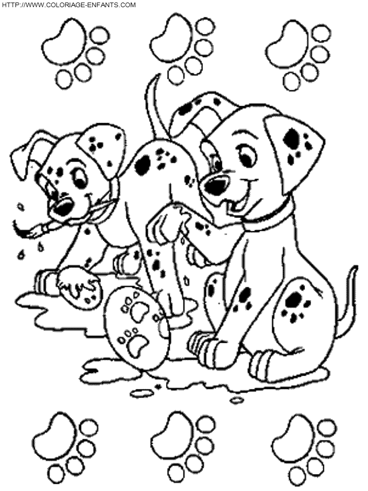 101 Dalmatians coloring