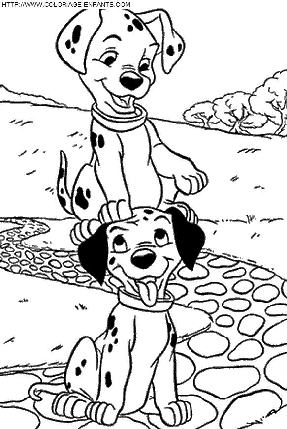 101 Dalmatians coloring