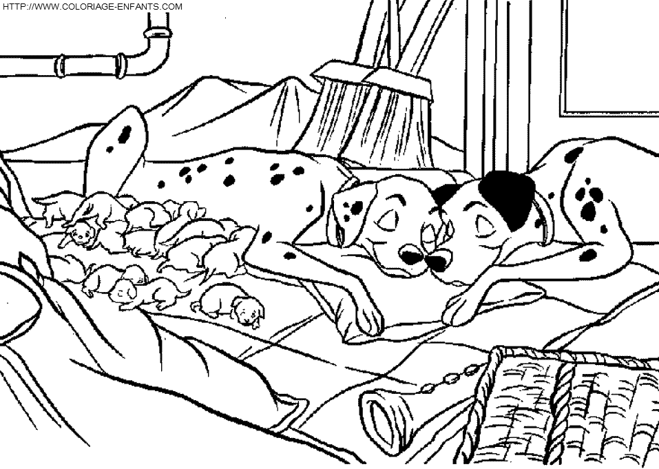 101 Dalmatians coloring