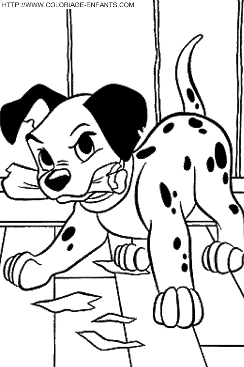 101 Dalmatians coloring