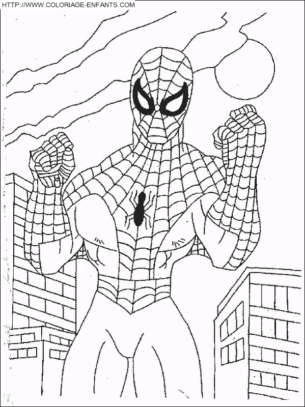 Spiderman coloring