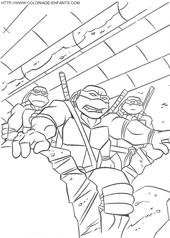 Teenage Mutant Ninja Turtles coloring