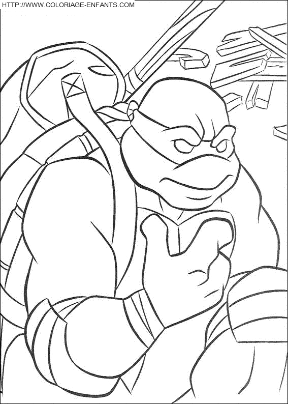 Teenage Mutant Ninja Turtles coloring