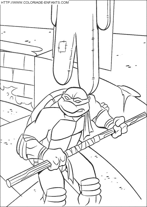 Teenage Mutant Ninja Turtles coloring