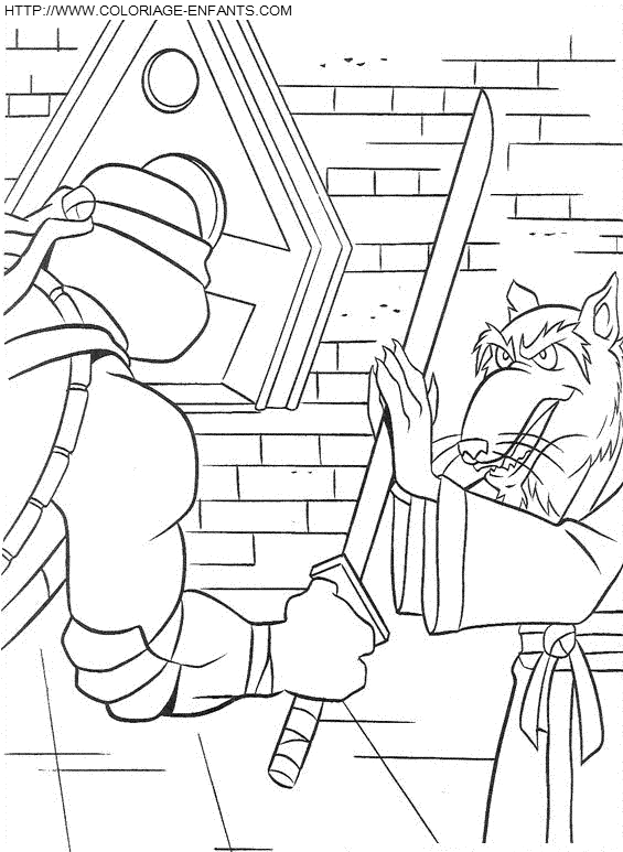 Teenage Mutant Ninja Turtles coloring