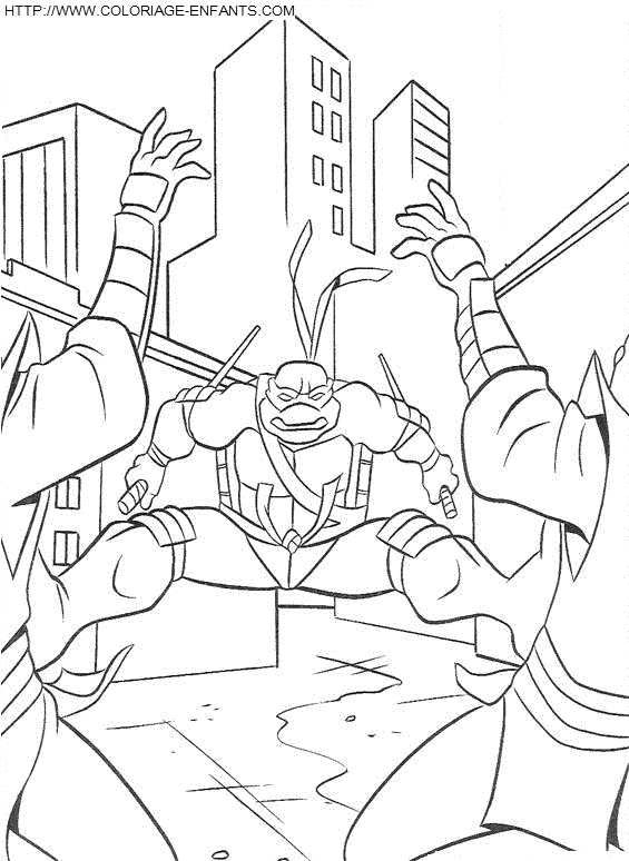 Teenage Mutant Ninja Turtles coloring