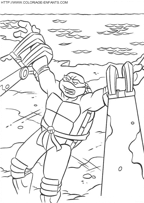 Teenage Mutant Ninja Turtles coloring