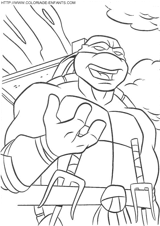 Teenage Mutant Ninja Turtles coloring