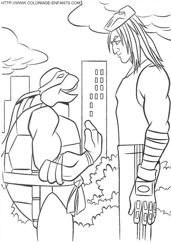 Teenage Mutant Ninja Turtles coloring