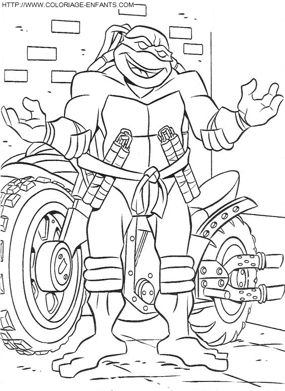 Teenage Mutant Ninja Turtles coloring