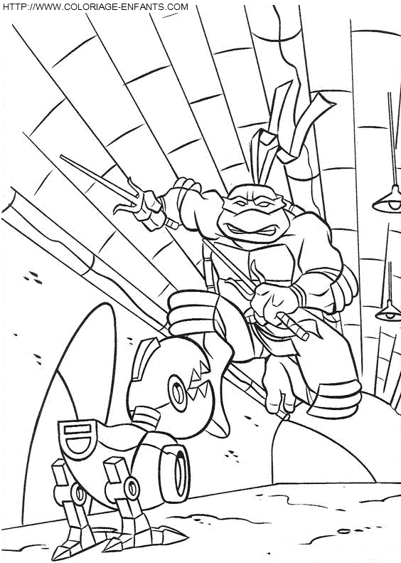 Teenage Mutant Ninja Turtles coloring