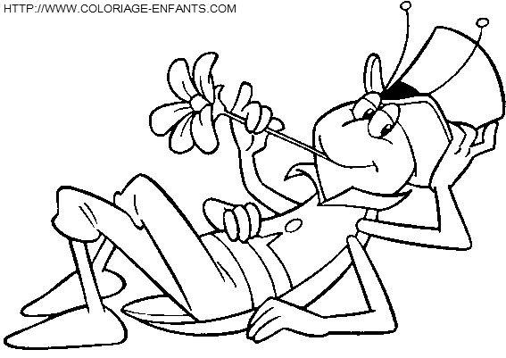 Maya The Bee coloring