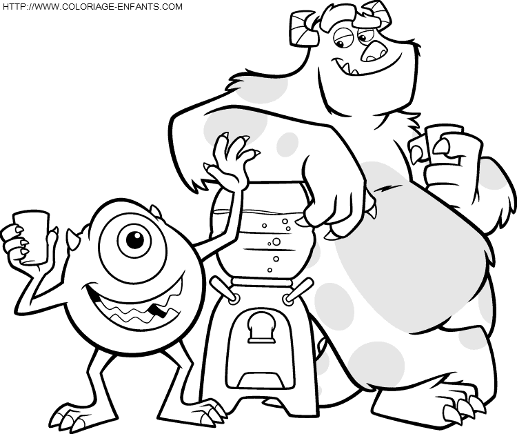 Monsters Inc coloring