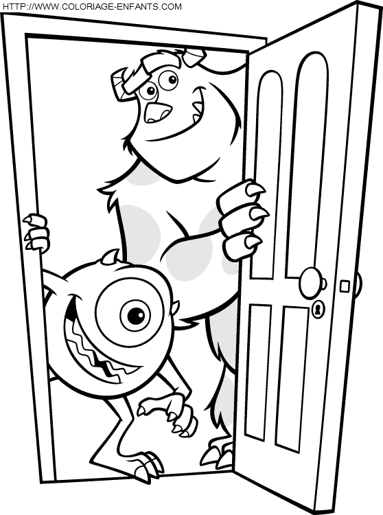 Monsters Inc coloring