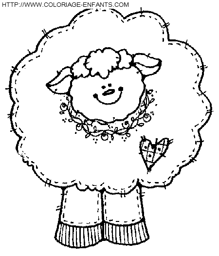 Sheep coloring