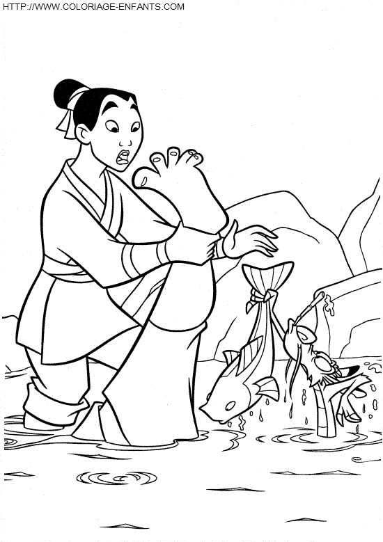 Mulan coloring