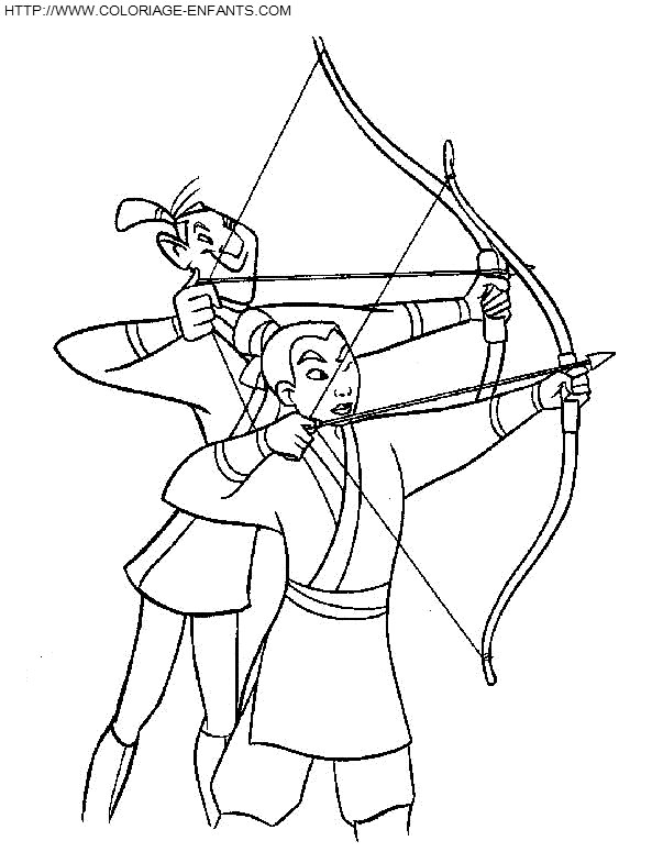 Mulan coloring