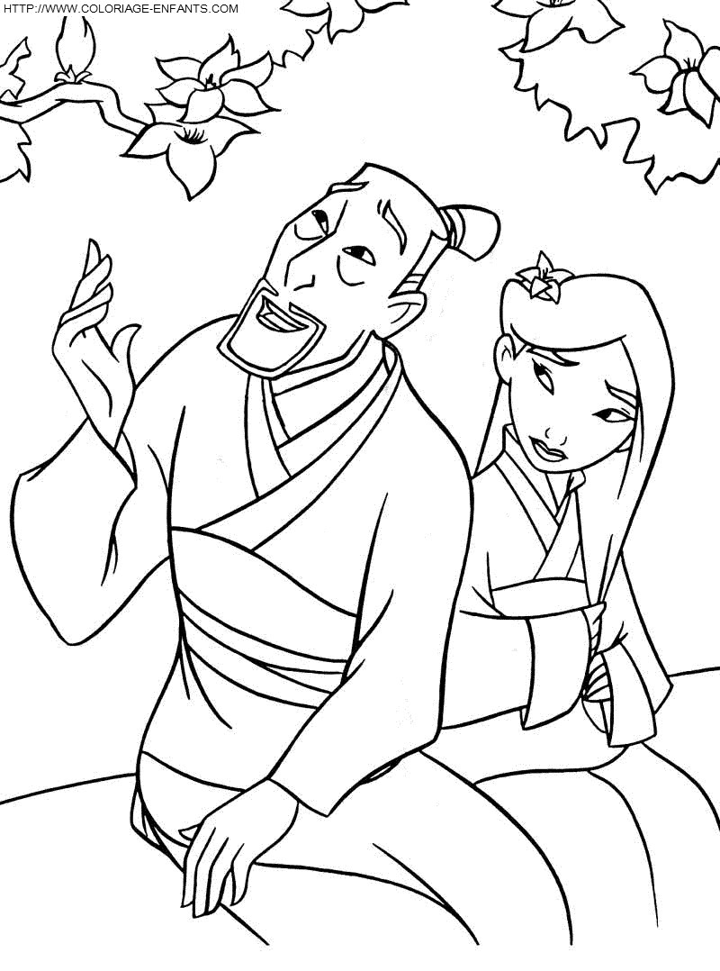 Mulan coloring