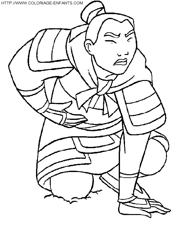 Mulan coloring