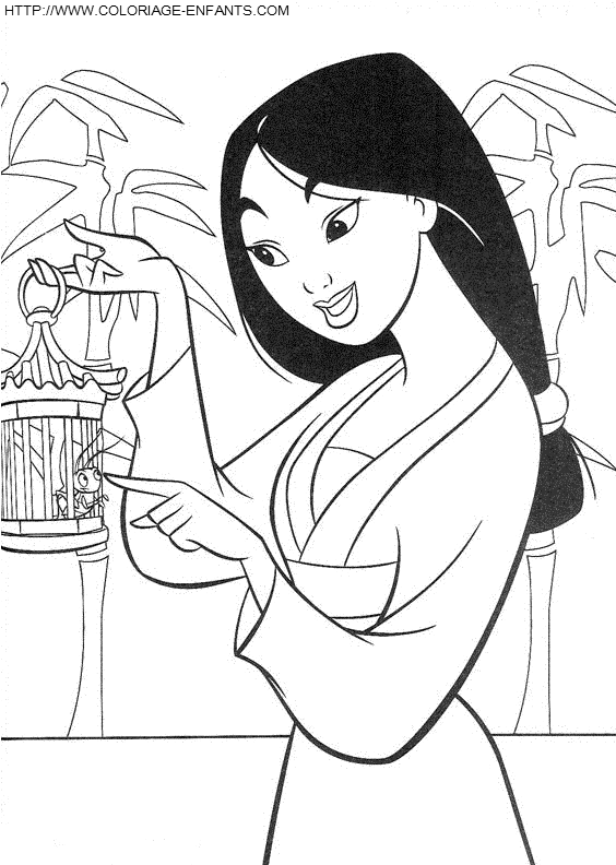 Mulan coloring